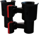 Portable Cup and Rod Holder, Black - T-H Marine Supply