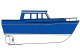 Royal Blue Perfection Top Side Boat Paint, Quart - Interlux