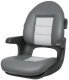 Elite High Back Boat Helm Seat, Charcoal-Gray - Tempress