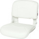 All-Weather High-Back Folding Boat Seat with Cushions, White - Tempress