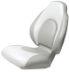 Centric Contour High-Back Boat Seat, Gray & Smoke - Attwood