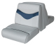 Bayliner Capri and Classic Back-to-Back Lounge Seat, Gray-Blue - Wise Boat Seats