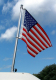 18" Stainless Steel Boat Flag Pole, 12"x18" Recommended Flag Size - Taylor Made