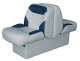 Bayliner Capri and Classic Back-to-Back Lounge Seat with Floor Base, Gray-Blue - Wise