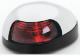 Red Quasar Sidelight, Chrome Housing with Black Base - Attwood