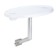 Acrylic Coated Oval Table with Anodized Aluminum Side Mount - Garelick