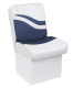 Jump Seat Weekender Series, White-Navy - Wise Boat Seats