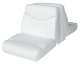 Bayliner Capri and Classic Back-to-Back Lounge Seat, White - Wise Boat Seats