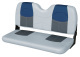Blast-Off Tour Series 42" Bench Seat, Gray-Charcoal-Navy - Wise Boat Seats